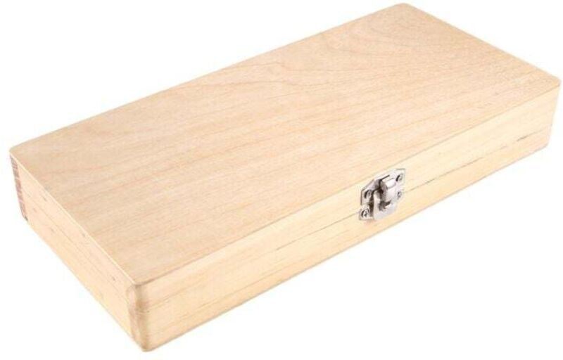 Aufbewahrungsbox aus Holz für 50 Objektträger, Mikroskopbox