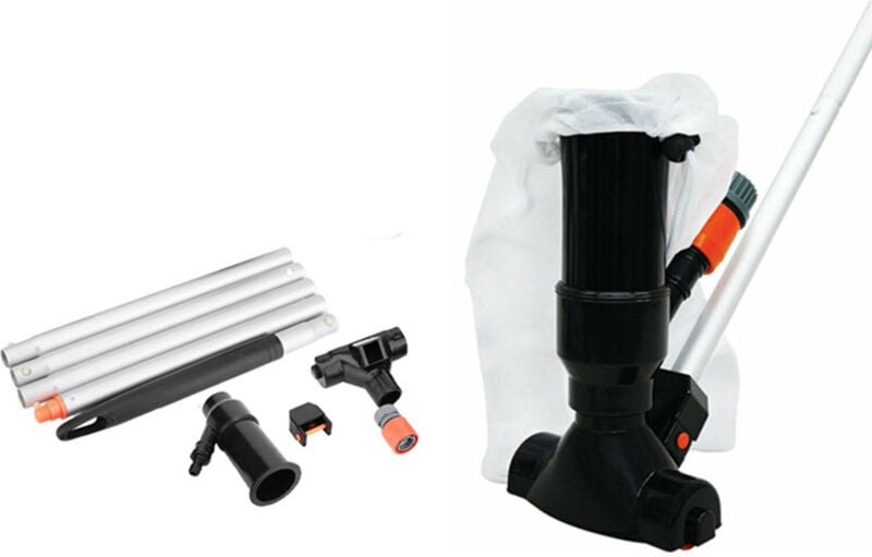 Pool Vacuum Cleaner, Pool Cleaning Kit, Pool Skimmer Set, Portable Pool Jet Vacuum Cleaner for Cleaning Swimming Pool, G...