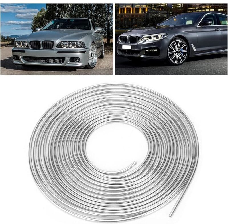 25-Fuß-Spule mit 5/16 Zoll Außendurchmesser, silbernem Stahl- und Zink-Bremsübertragungsleitungs-Kraftstoffschlauch - Ah...