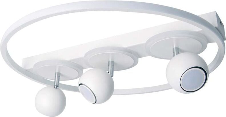 Deckenleuchte Deckenlampe Wohnzimmerleuchte 4 flammig weiß Design LED D 50 cm