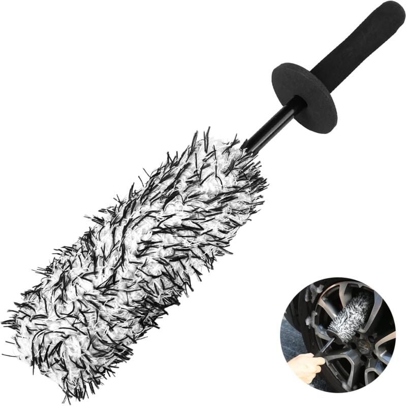 Thumbnail - Lntyq 40 cm Auto-Reinigungsbürste, Auto-Felgenbürste, Auto-Waschset, komplette Auto-Detaillierungsbürste aus Mikrofaser ...