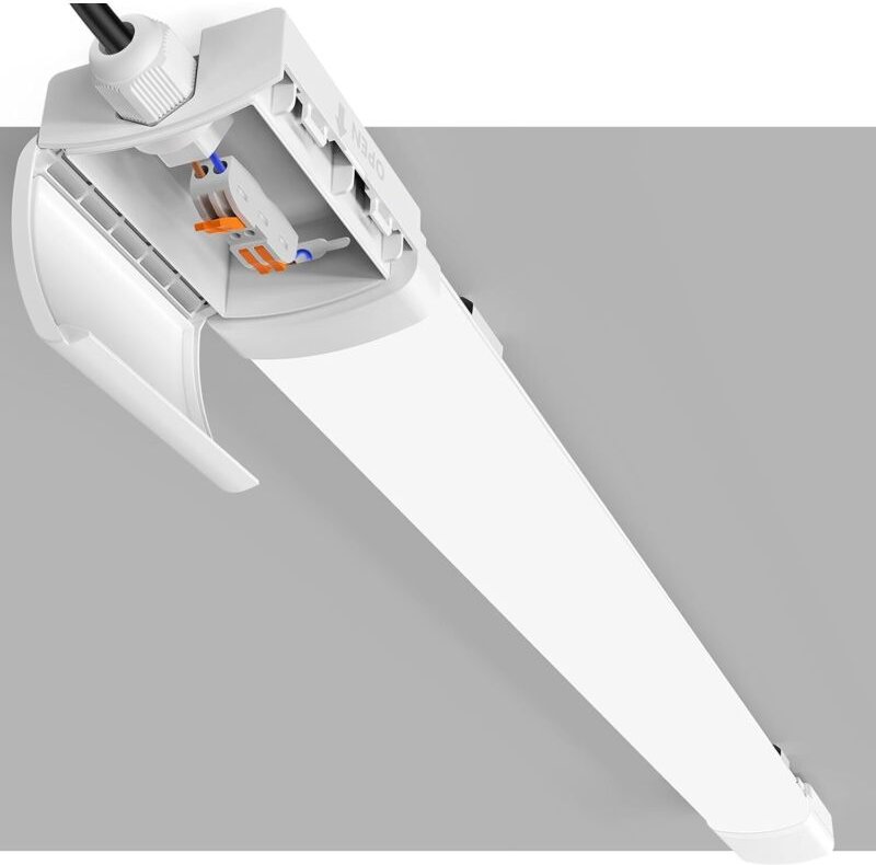 Antenlicht LED Feuchtraumleuchte 60cm 18W 5000K,LED-Streifen IP65,110lm/W,connectable,70% Energiesparend,für Büros Garag...