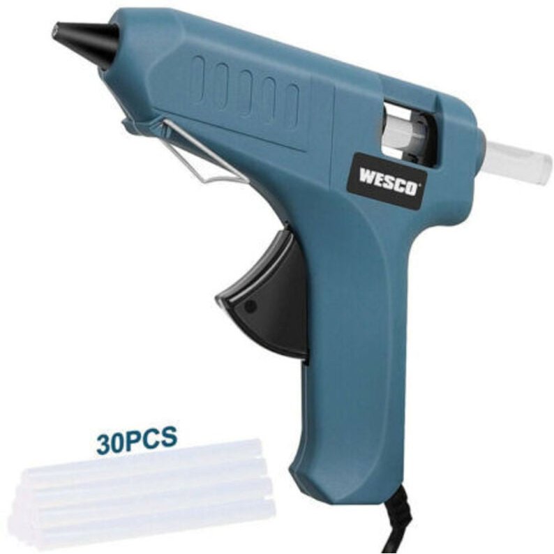 Wescodiyws580115wheißklebepistolemit30professionellensticks
