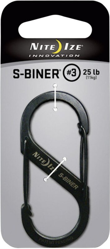 NI-SB3-03-01 Karabiner S-Biner Gr. 3 67 mm x 29 mm 1 St. - Nite Ize