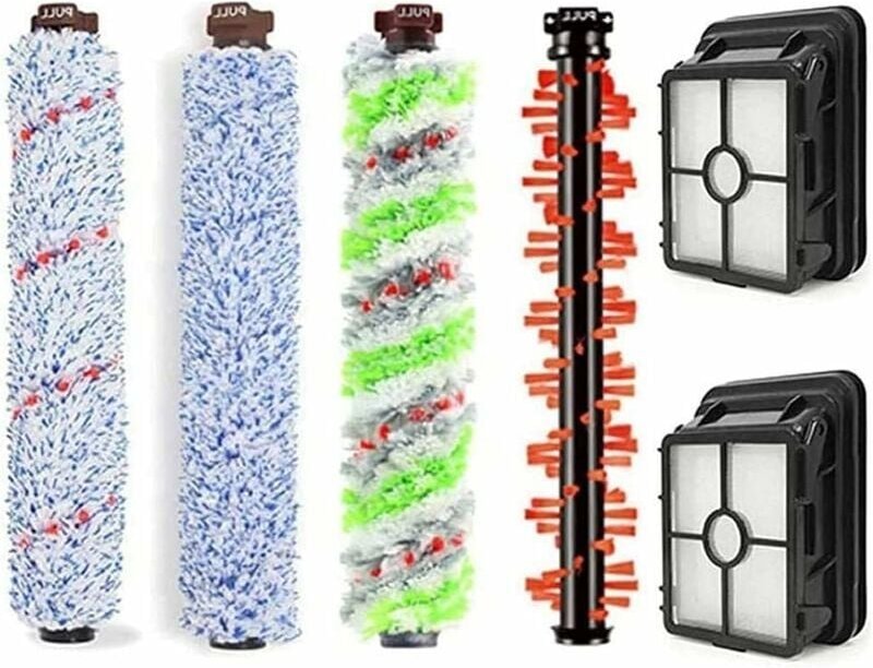 Ulisem Bissell Crosswave 4 Hauptbürste + 2 Filtersieb 1866 1785 2052 1713 2225 Bürstenzubehör für Bissell Crosswave Stau...