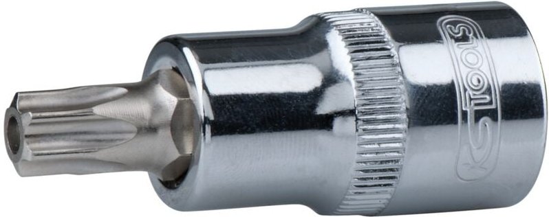 1/2' CHROMEplus Bit-Stecknuss Torx mit Stirnlochbohrung,TB25