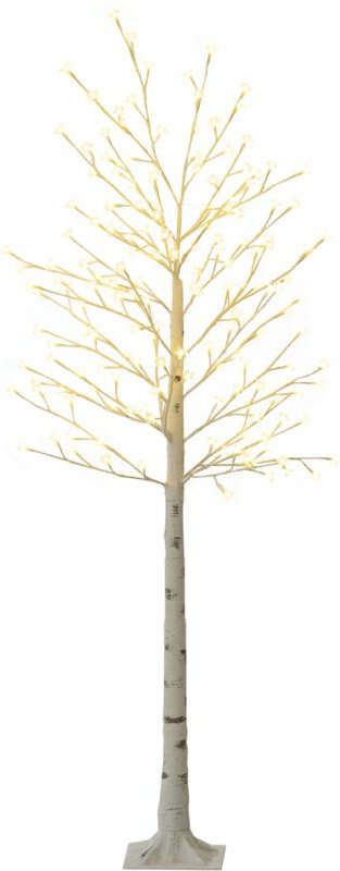 HOMCOM LED Lichterbaum 180 cm LED Baum mit 180 warmweißen LEDs, 3 Helligkeitsstufen IP44 Kirschblütenbaum Innen und Auße...