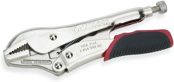 Grip plus Zange mit geradem Mund mit Schnitt, CrMo, 175 mm Dogher 277P-175