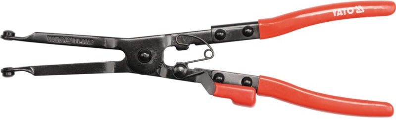 Gebogene Auspuffklemmenzange 300mm - Yt-0652