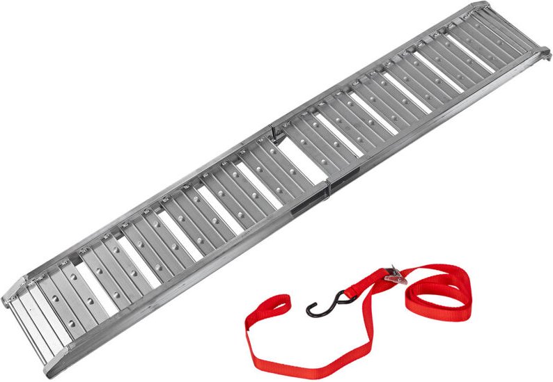 Dema - Motorrad Auffahrrampe 183x29,3 cm Alu Rampe 200 kg Verladerampe Motorradrampe