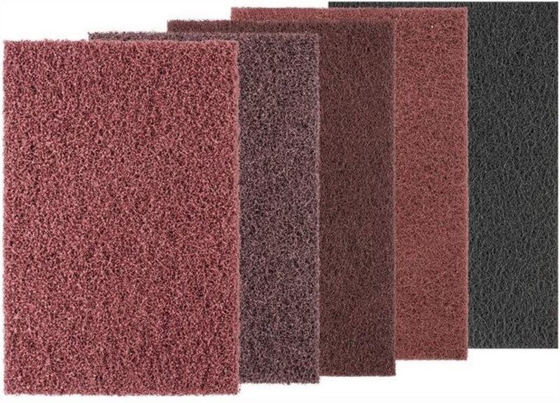 Tools 44697110 Handpad polinox L224xB154mm grob 100 rotbraun - Pferd