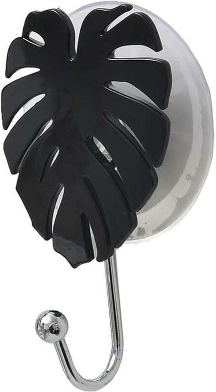 Blatthaken ps auf saugnapf - schwarz - Tendance