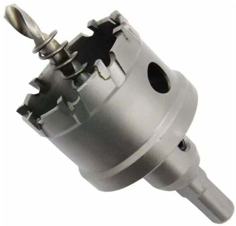 Sierra de corona bimetálica de carburo TCT de grado industrial para trabajo pesado, cortadora de corona de acero inoxida...