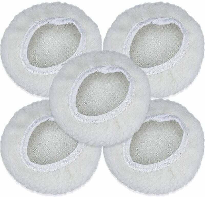 5-teilige Polierhaube, 125–150 mm Auto-Polierscheiben-Set, Wollhauben-Wachspads für die meisten Autopolierer