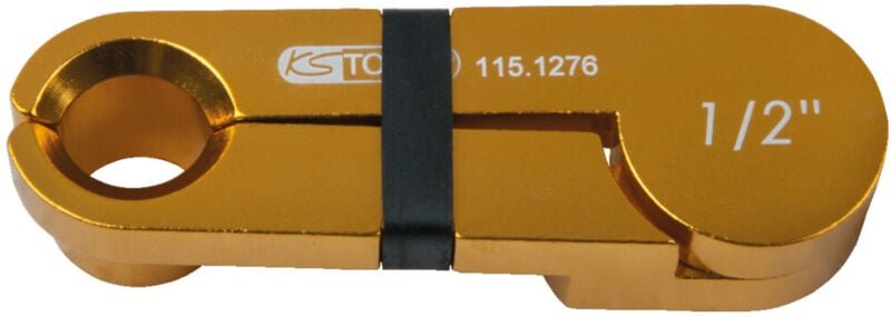 Scheren-Entriegler, Alu gelb, 1/2'