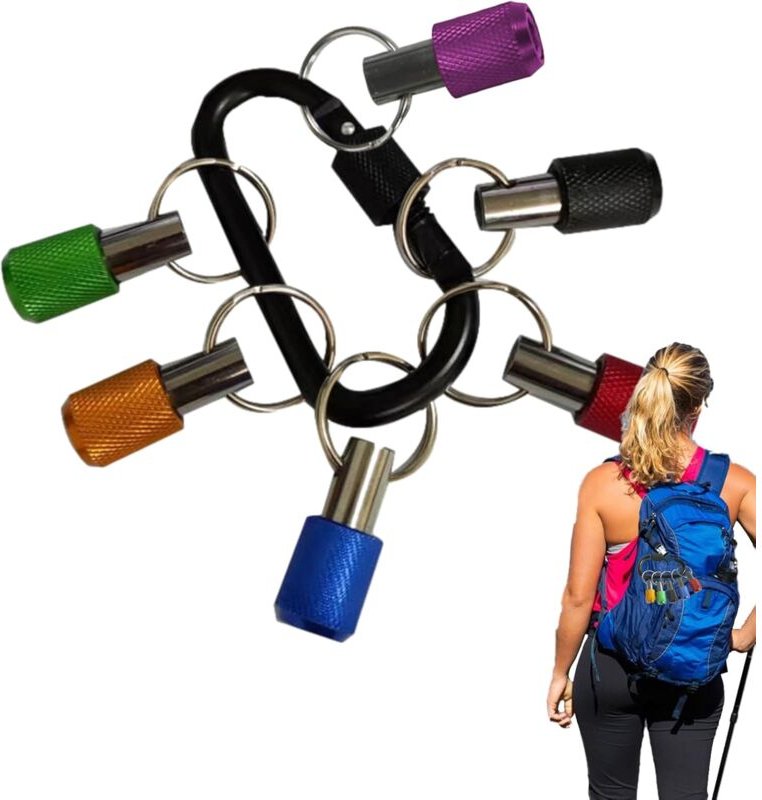 Schlüsselanhänger-Verlängerung mit Sechskantschaft – Schnellwechsel-Schlüsselkopf-Schraubenadapter, Schlüsselanhänger, l...