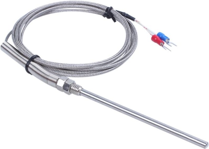 Tlily - K-Typ 0-800 Grad Celsius Thermoelement Sonde Sensoren 2M 6.5Ft