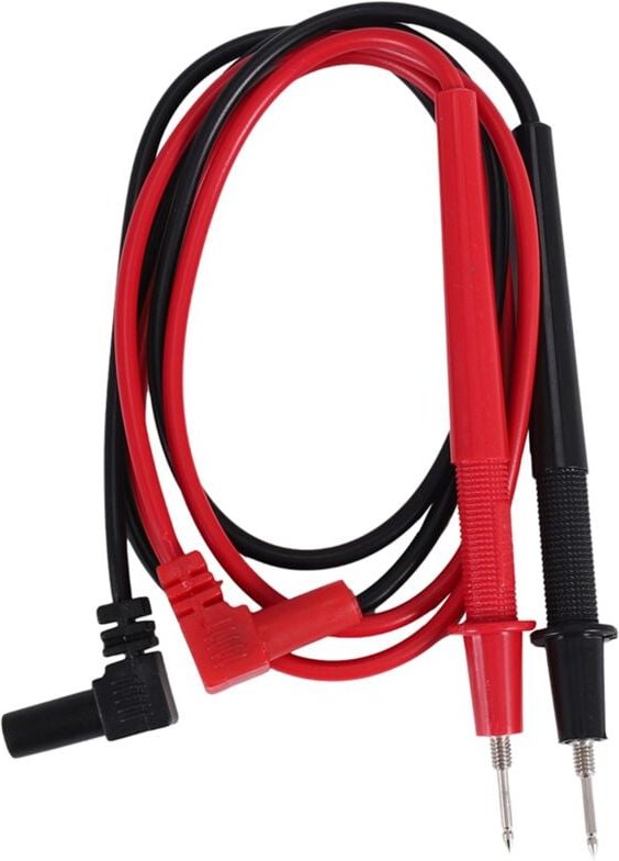 Tlily - 1000V Bananenstecker Abnehmbare Spitze Multimeter Sonde Messleitung schwarz Red rot Paar