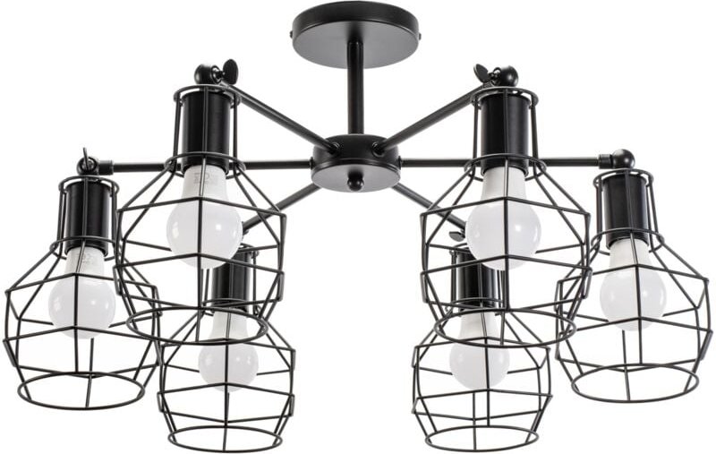 Toolight - deckenlampe metall loft APP735-6C