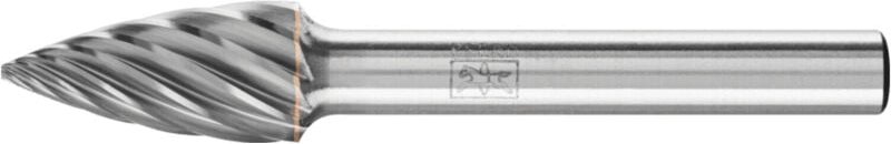 Thumbnail - Hartmetall Hochleistungsfrässtift inox Spitzbogen spg ø 10x20mm Schaft-Ø 6 mm für Edelstahl - Pferd