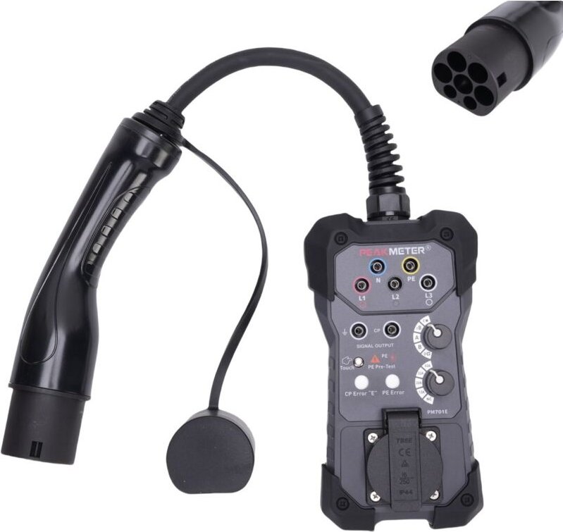 Jeffergarden EVSE -Testeradapter, Spannung für EV -Ladestationstests, kompatibel mit Tester, Multimetern und Oszilloskop...