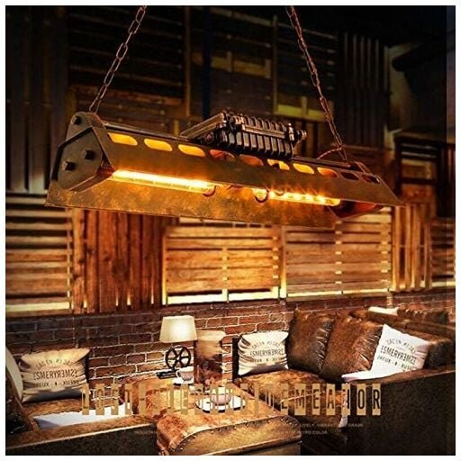 Metall Pendelleuchte Retro Pendelleuchte Vintage Höhenverstellbare Hängelampe Eisen Stil Industrielle Pendelleuchte für ...