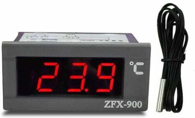 ZFX-900 Thermometer, integrierte Temperaturanzeige, intelligentes digitales Temperaturanzeigefeld für Kühl- und Gefriers...