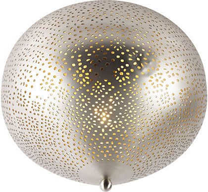 Orientalische Deckenleuchte Stahl mit Lichteffekt - Sinbad