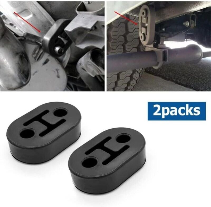 Stück Auspuffhalterung, Gummiauspuffstütze, universelle Autoauspuff-Silentblock-Auspuffrohrstütze Stoßdämpferhalterung