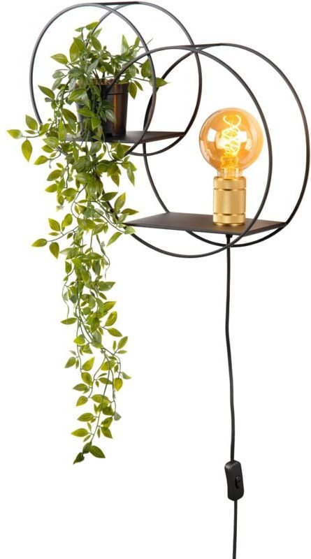 Lucide CIRCLE - Wandleuchte - 1xE27 - Schwarz