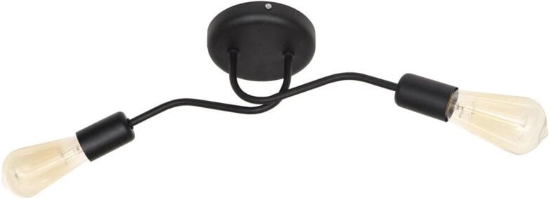 Helam - harvard Halbbündige Deckenleuchte mit mehreren Armen Schwarz 48cm