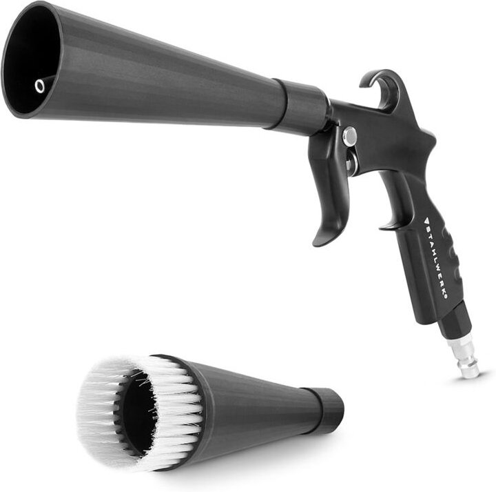 STAHLWERK Trockenreinigungspistole Metall-Rotations-Wirbeldüse