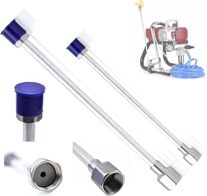 Rosfix Set Spritzlanze 100 cm + 150 cm – 7/8" Gewinde 290 bar Druckfestigkeit Für schwer zugängliche Stellen Zubehör für...