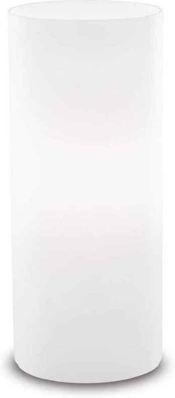 Ideal Lux - Edo - 1 leichte kleine Tischlampe zylindrisch weiß, E27