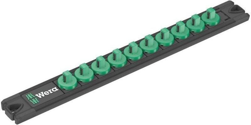 9600 Nuss-Magnetleiste, 1/4', unbestückt, 30 x 270 mm - 05136420001 - Wera