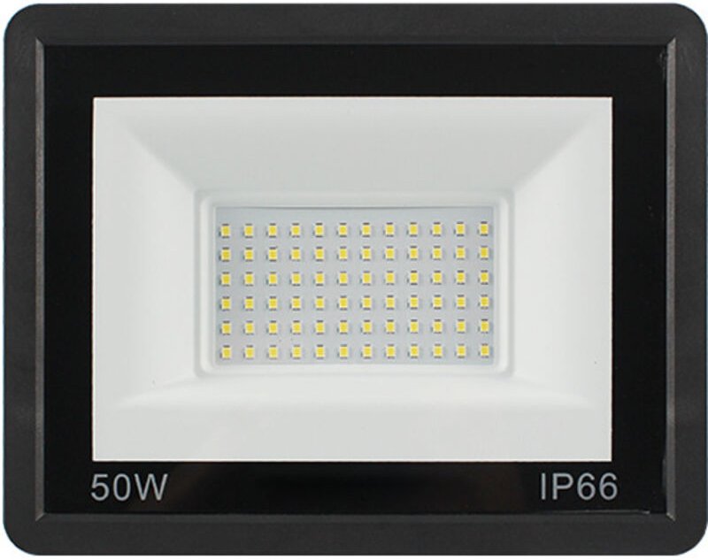 50 W 3000 lm LED-Flutlicht für den Außenbereich, 6500 K Kaltweiß, LED-Strahler für den Außenbereich, IP66 wasserdichte S...