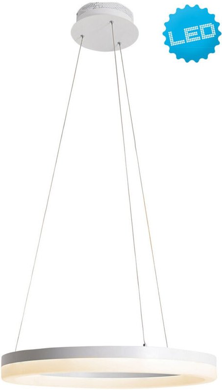 Naeve SATURN Dimmbare LED-Pendel-Deckenleuchte Weiß 3000K