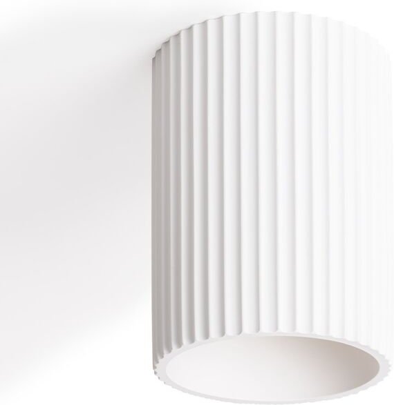 Deckenleuchte aus Gips Colum Weiß