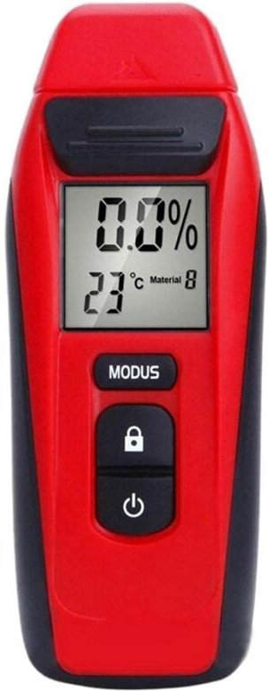 Holzfeuchtemessgerät, 9 v dc Mini tragbarer digitaler Feuchtigkeitstester, Detektor (keine Batterie) schnelle und genaue...