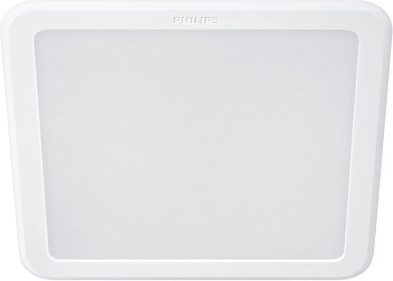 LED Downlight Einbaustrahler 17W PHILIPS Slim Eckig Meson Schnitt 150x150 mm 4000K Neutralweiß