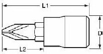 PZ1, 1/4 Spitzenbecher TENGTOOLS M141601-C 68350107
