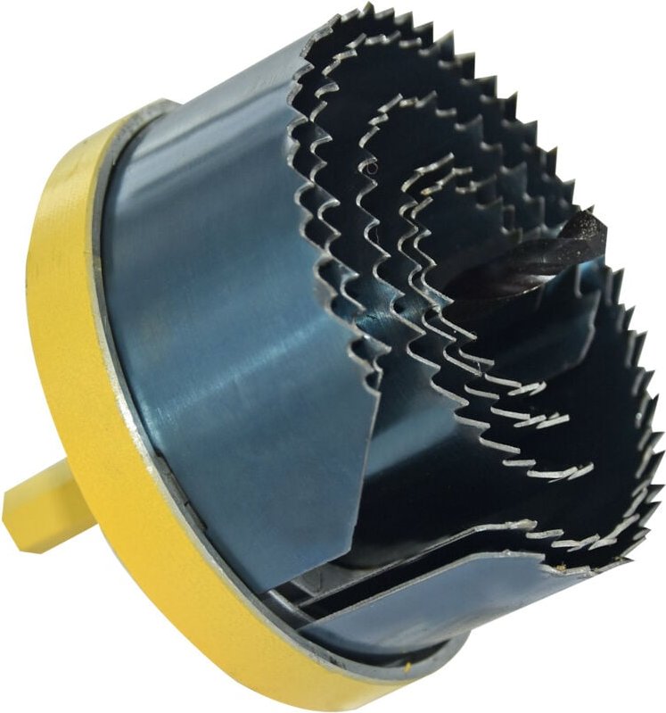 Mehrblatt-HCS-Lochsäge • 5 Blätter von Ø60 mm bis Ø95 mm • Gelegentliche Verwendung • Zum Bohren in Weichholz • Zum Bohr...