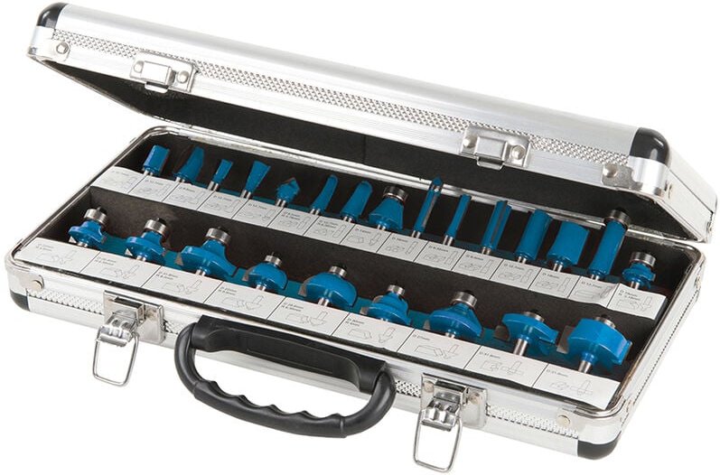 1/4-Zoll-Hartmetall-Fräser, 24-tlg. Satz 1/4 Zoll