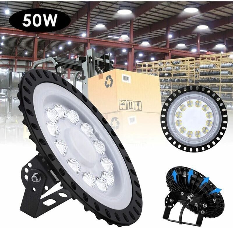 50 w bis 500 w ufo 6000 k led runder industrieller Fluter – 50 w