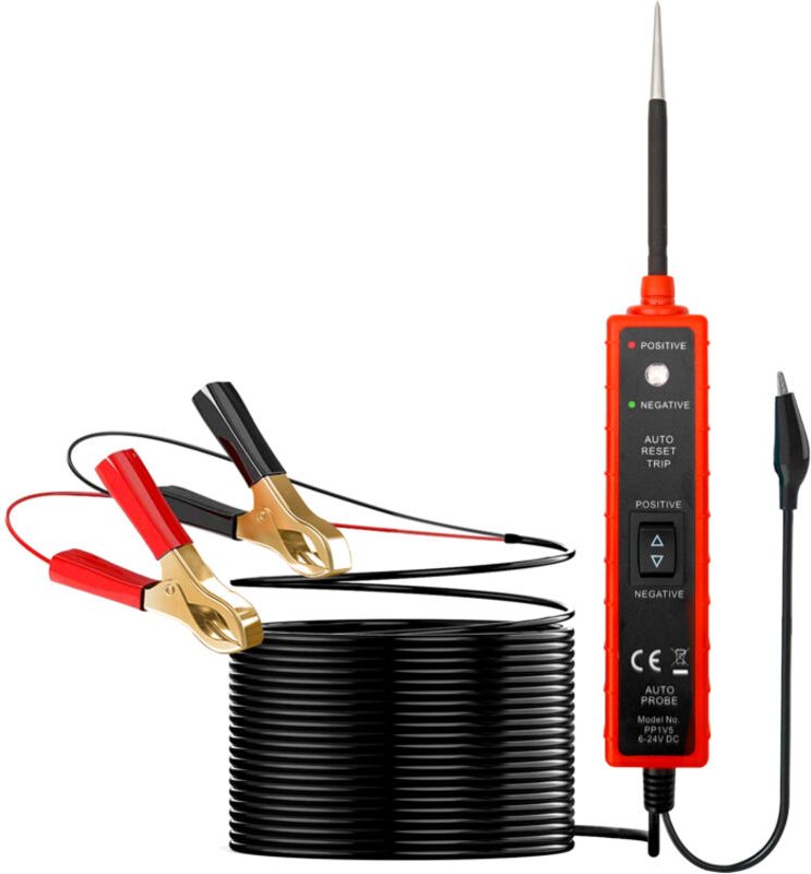 Kit di test per circuiti automobilistici EM285, sonda di test per circuiti elettrici per auto da 6-24 V CC