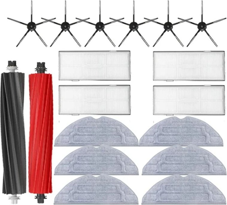 Wichtigsten Seite Pinsel Hepa-Filter Mopp Tuch Teile Zubehör