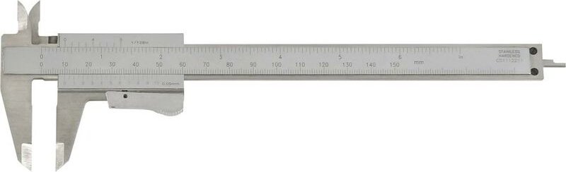 Format - Präzisions-Taschenmessschieber parallaxfrei, Momentfeststellung, 150mm