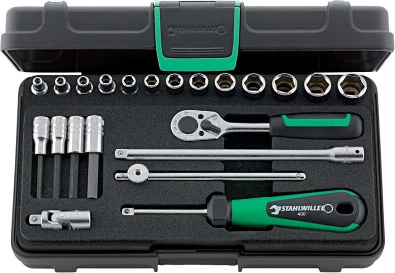 Steckschl.-Grt. 1/4' 22tlg. 40/44/17/5 - Stahlwille