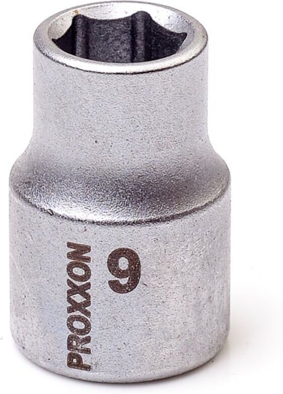 Proxxon 3/8 Zoll Steckschlüsseleinsatz / Nuss 9 mm aus CrV-Stahl