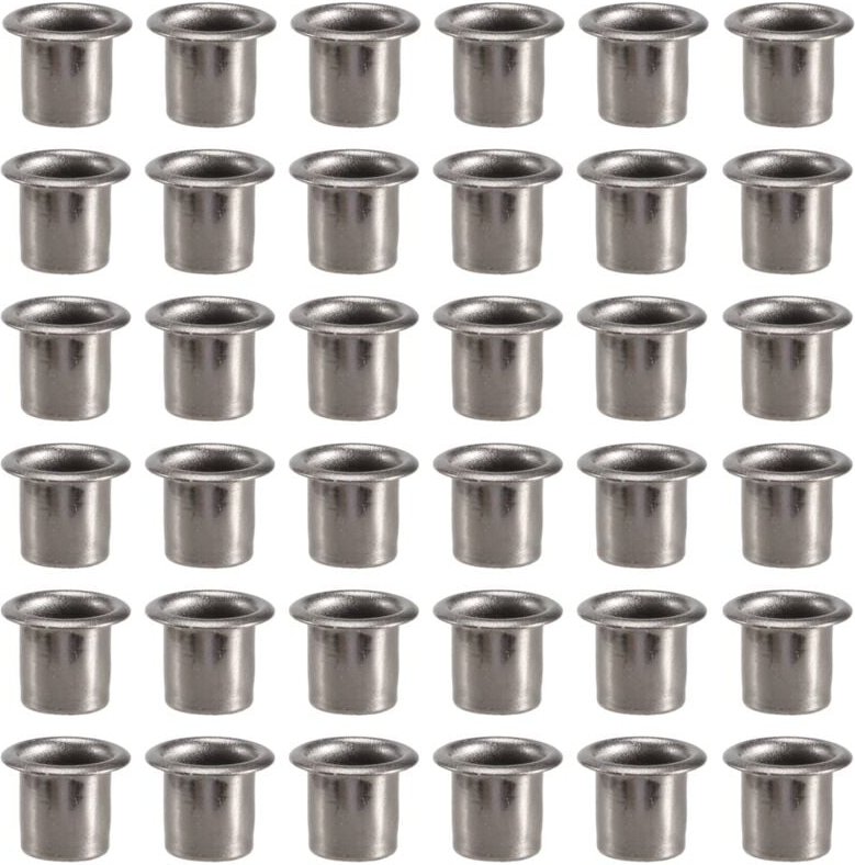 50 StüCke ÖSen für diy Kydex Scheide 7 Mm Niet Handwerkzeug Teile ÖSe Locher Werkzeug Kit